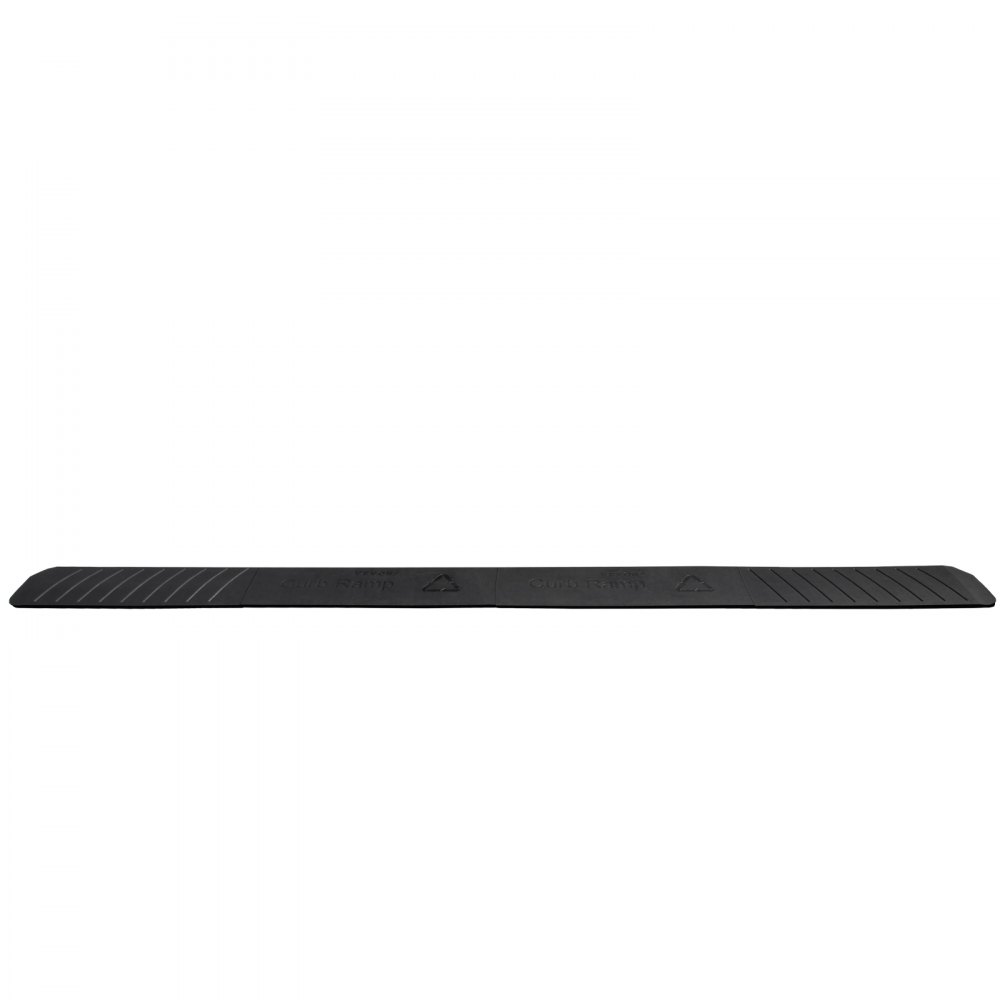 VEVOR curb ramp black with a subtle textured pattern for enhanced traction.