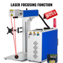 a máquina da marcação do laser da fibra 30W separou o tipo foco do laser de 150x150 milímetro