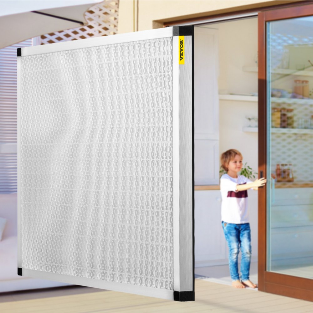 VEVOR Filtro de repuesto, filtro de aire de carbón activo, filtro de CA, juego de repuesto de filtro de aire de alta eficiencia con cubierta de malla metálica, compatible con depuradores de aire Defend Air HEPA 500 (16 x 19 x 2,2 pulgadas, 1 pieza)