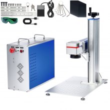 VEVOR Fiber Laser Marking Machine 30W LightBurn Compatible Fiber Laser Engraver