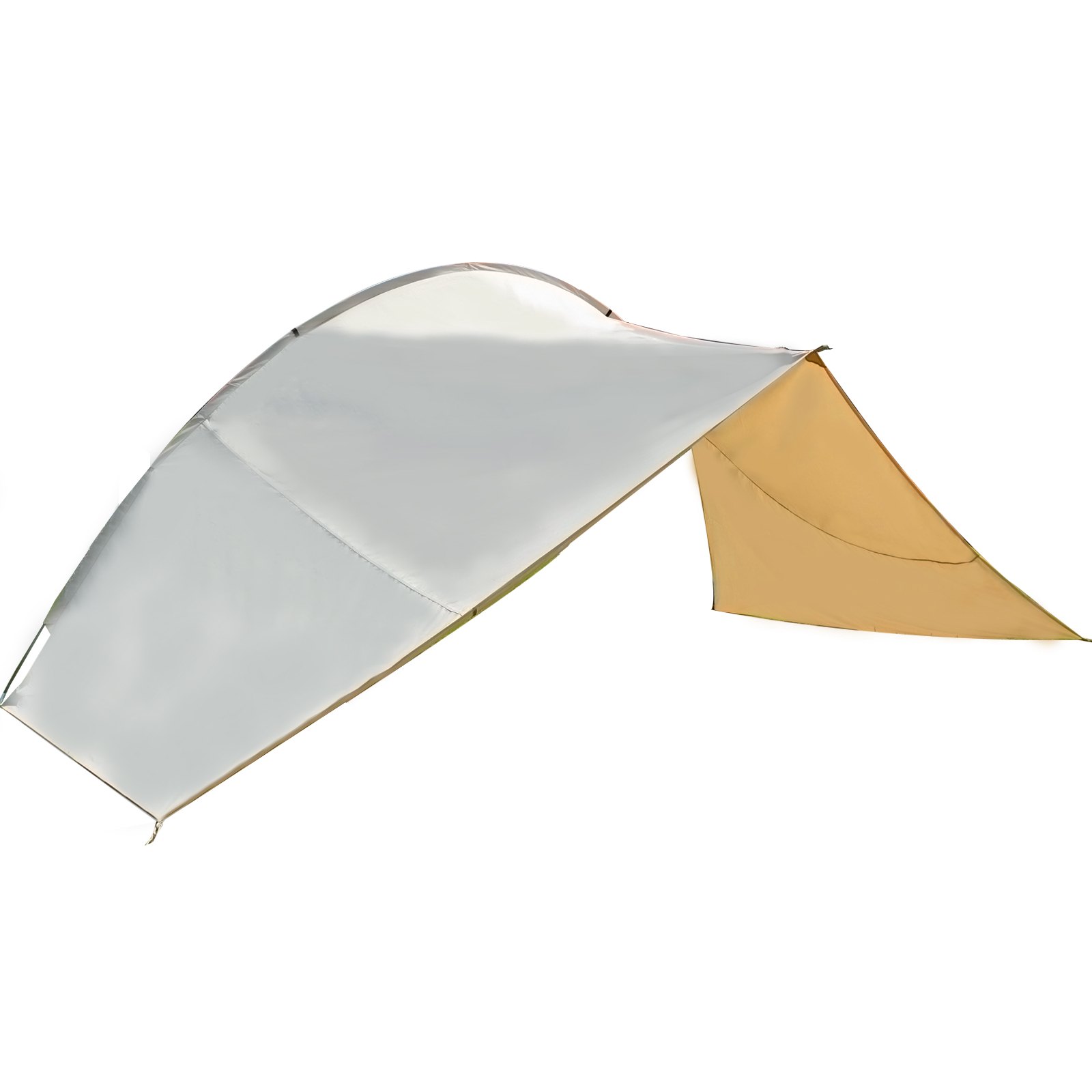 VEVOR Bell Tent Porch Awning Tent Tarp Cotton Canvas Half-circle for Camping