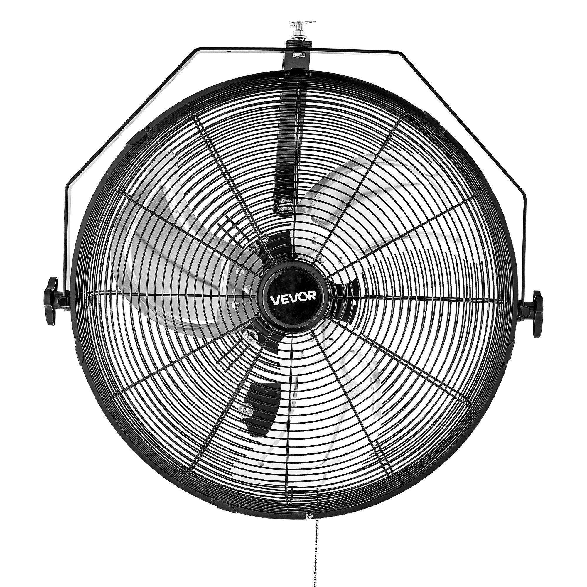 VEVOR 565mm Industrial Wall Mount Fan 3 Speed 4000 CFM Garage Warehouse Fan