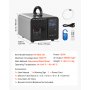 VEVOR Ozone Generator, 36000mg/h Commercial Ozone Machine, with 15s Delayed Start & Area-Based Timer & LCD Touchscreen Display, Industrial Deodorizer for Car, Smoke, Home Odors, Up to 3200 sq.ft