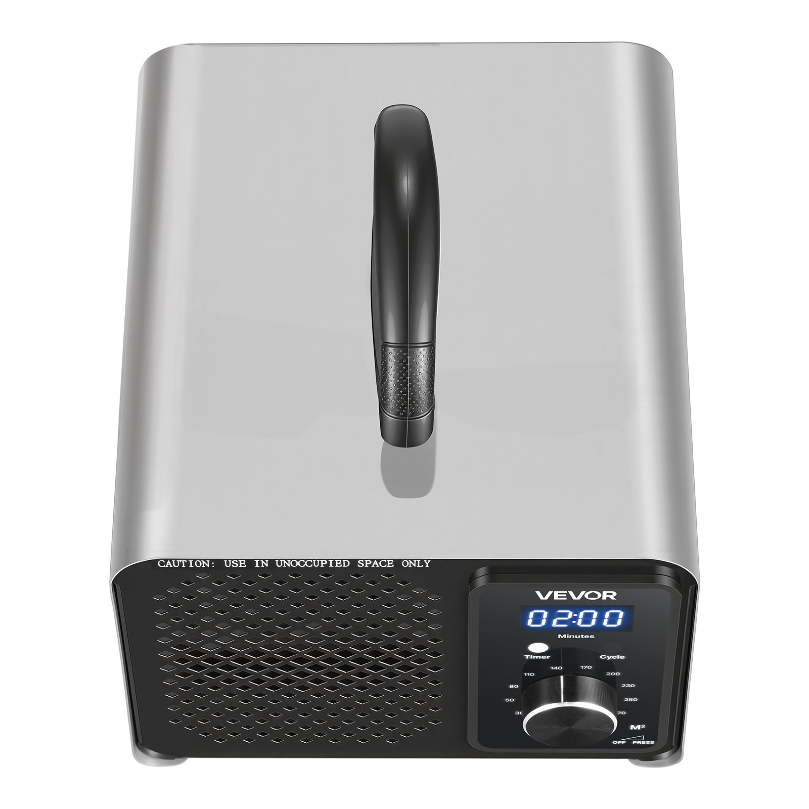 VEVOR Ozone Generator, 36000mg/h Commercial Ozone Machine, 15s Delayed Start & Timer & Rotary Encoder Knob & Odor-Treatment Cycle Mode, Industrial Deodorizer for Car, Smoke Odorss,Up to 300 m²