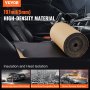 VEVOR Car Sound Deadening Mat, 210 mil 3,3sq.m Automotive Sound Deadener, High Density Foam Sound Deadener Material & Heat Barrier, Double Layer Waterproof Structure Acoustic Insulation Mat