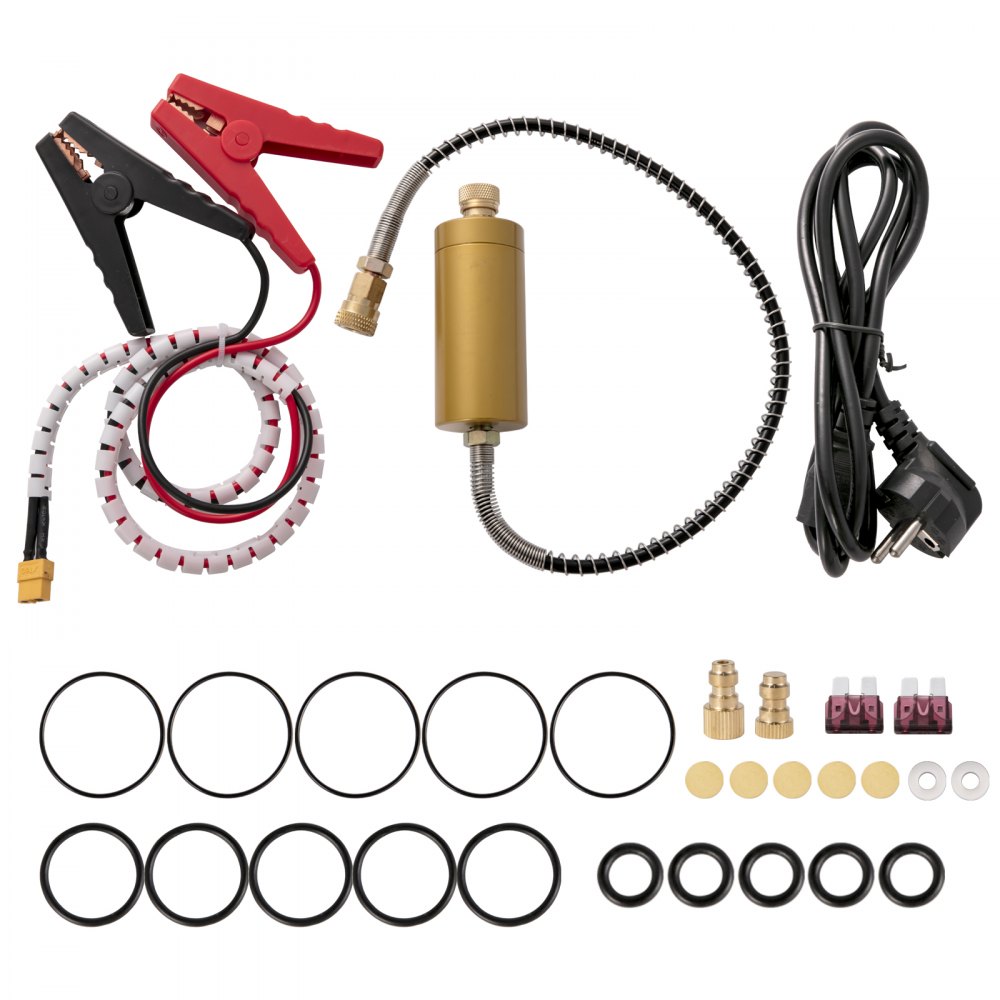 VEVOR PCP Air Compressor, PCP Compressor 4500 PSI/30MPa, Auto-Shutoff Paintball Air Compressor, 110V AC / 12V DC Portable PCP Air Compressor, PCP Air Rifle Pump, Paintball Scuba Tank Compressor Pump