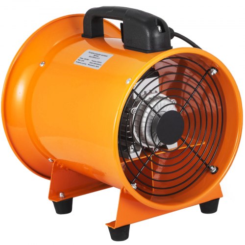 VEVOR Utility Blower Fan 10 inch with 10M Duct Hose,250MM Portable Ventilator,0.45HP 1520 CFM High Velocity Utility Blower,Mighty Mini Low Noise,for Factories Basements Shipyards Farm