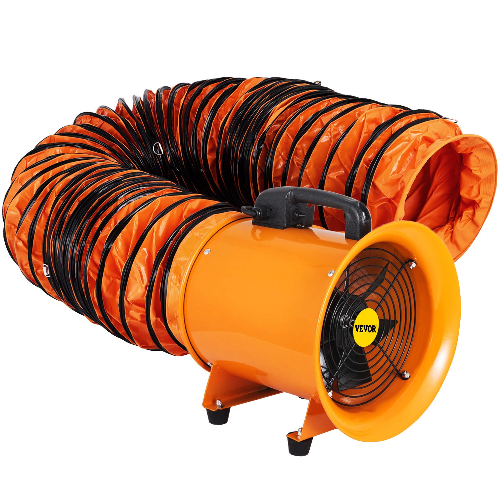 250mm Industrial Ventilator Fan Blower 10m Duct Hose Blower Portable Chemical