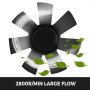 200mm Industrial Extraction Fan Ventilator Blower--1500m³/h Spray Paint Workshop
