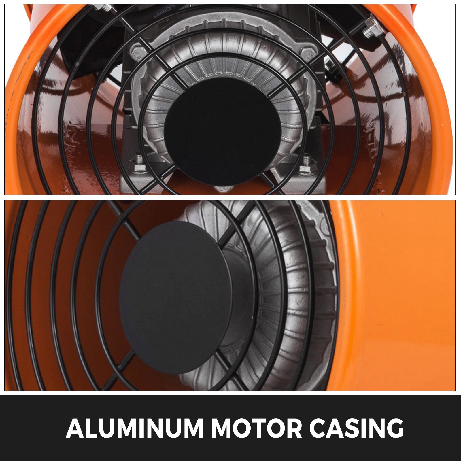 200mm Industrial Extraction Fan Ventilator Blower--1500m³/h Spray Paint Workshop