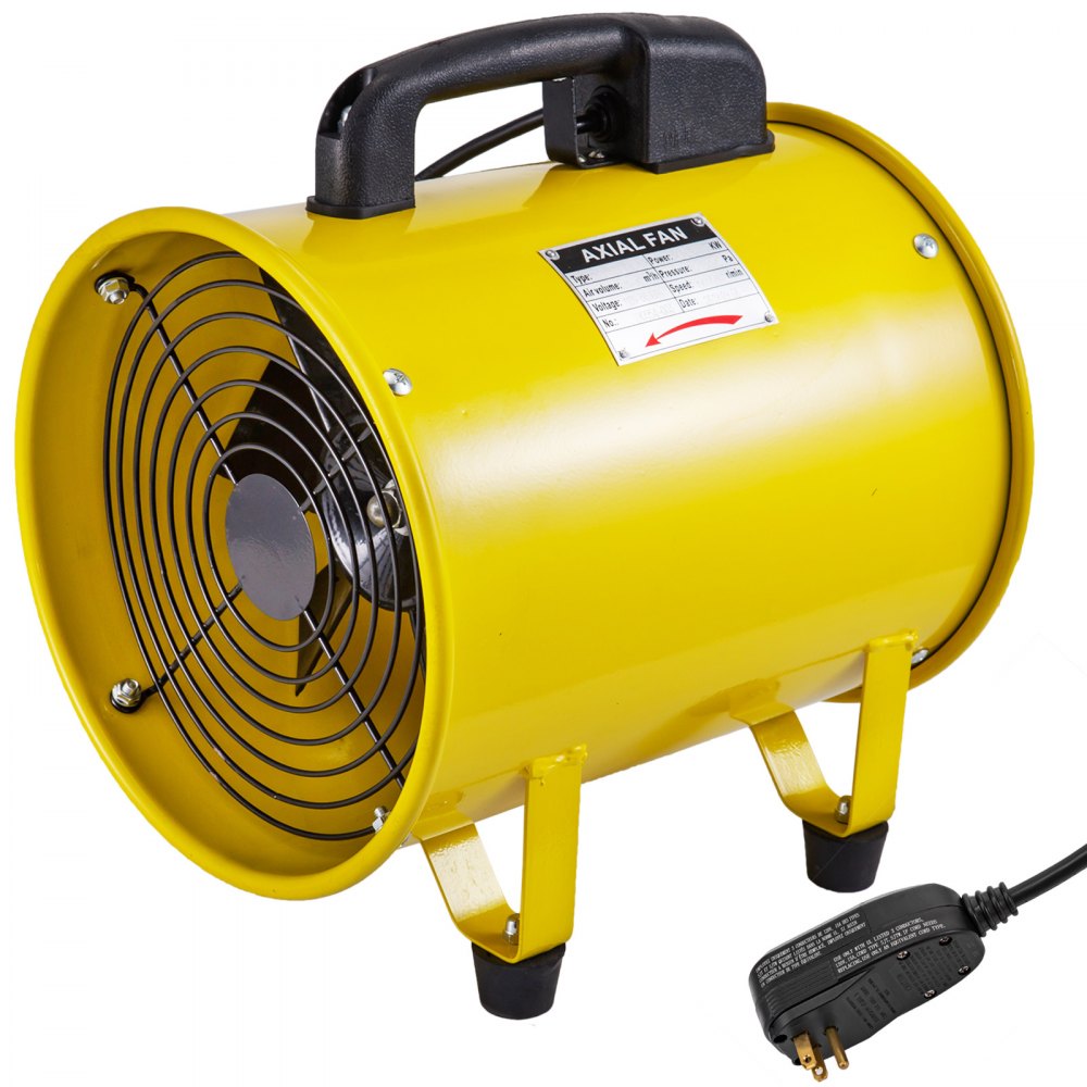 10" Extractor Fan Blower Portable Ventilator Industrial Air Double Speed 320w