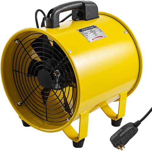 Ventilador extractor de 12'' 2 velocidades 520w 1900/2800r/min Motor de aire de alta rotación