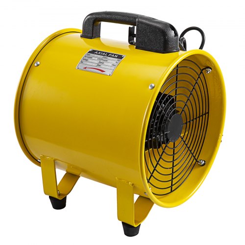 VEVOR Utility Blower Fan, 12 Inches, 550W 1471 & 2295 CFM High Velocity Ventilator w/ 16 ft/5 m Duct Hose, Portable Ventilation Fan, Fume Extractor for Exhausting & Ventilating at Home and Job Site