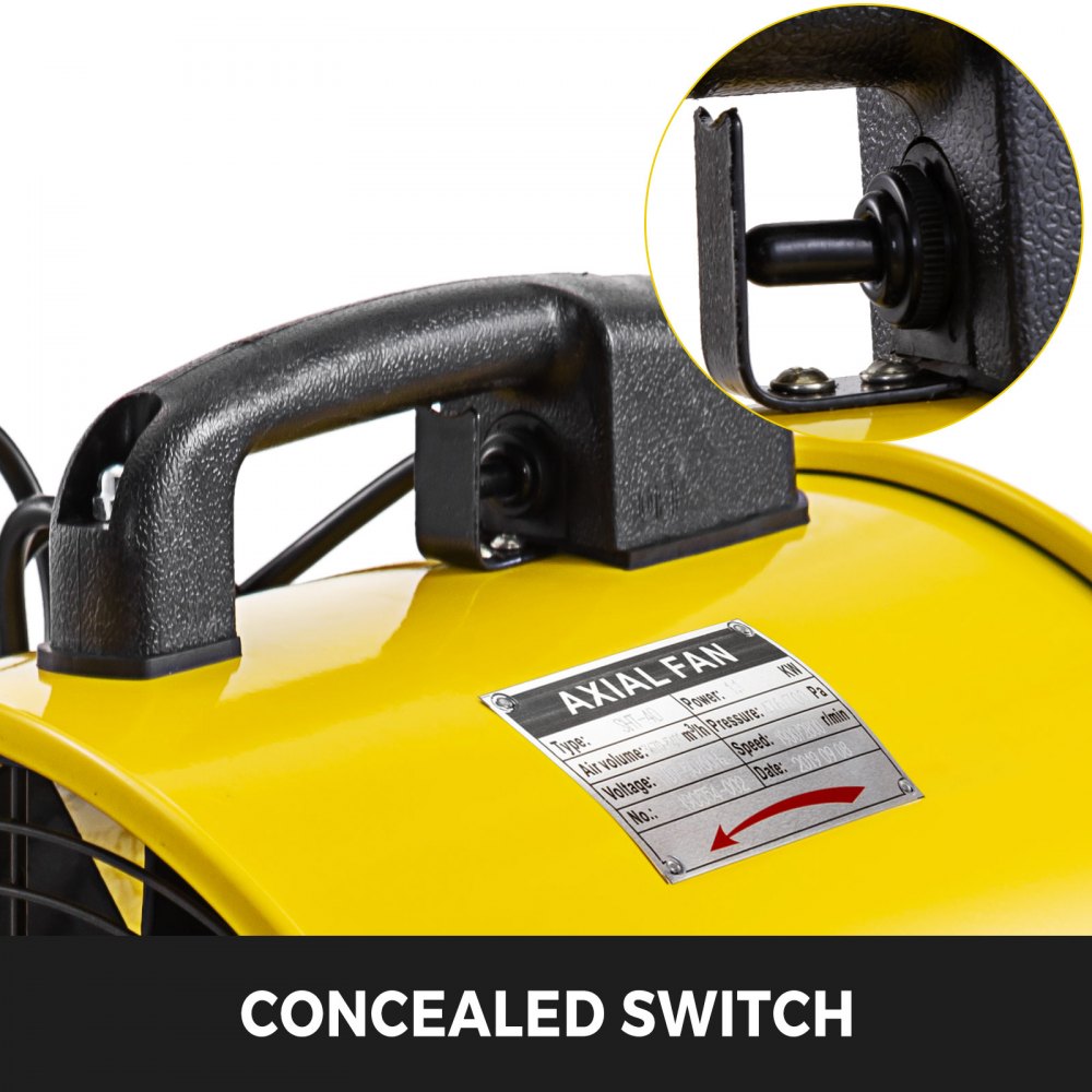 400mm Industrial Extraction Fan 2 speed Ventilator Blower Spray Paint Workshop