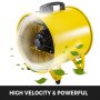 Portable Ventilator Portable Ventilation Fan 16" Utility Blower3670-5400m³/h