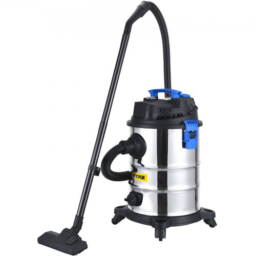 VEVOR Wet Dry Dust Extractor Vacuum Industrial Collector w/ HEPA Filter 6.5 Gal.