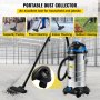 VEVOR Dust Extractor Collector, 40L / 11 Gallon Capacity, HEPA Filtration System Automatic Dust Shaking, 1200W Powerful Motor Wet & Dry Vacuum Cleaner, Heavy-Duty Shop Vacuum with Attachments