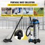 VEVOR Wet Dry Dust Extractor Vacuum Industrial Collector w/ HEPA Filter 40L