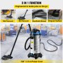 VEVOR Wet Dry Dust Extractor Vacuum Industrial Collector w/ HEPA Filter 40L
