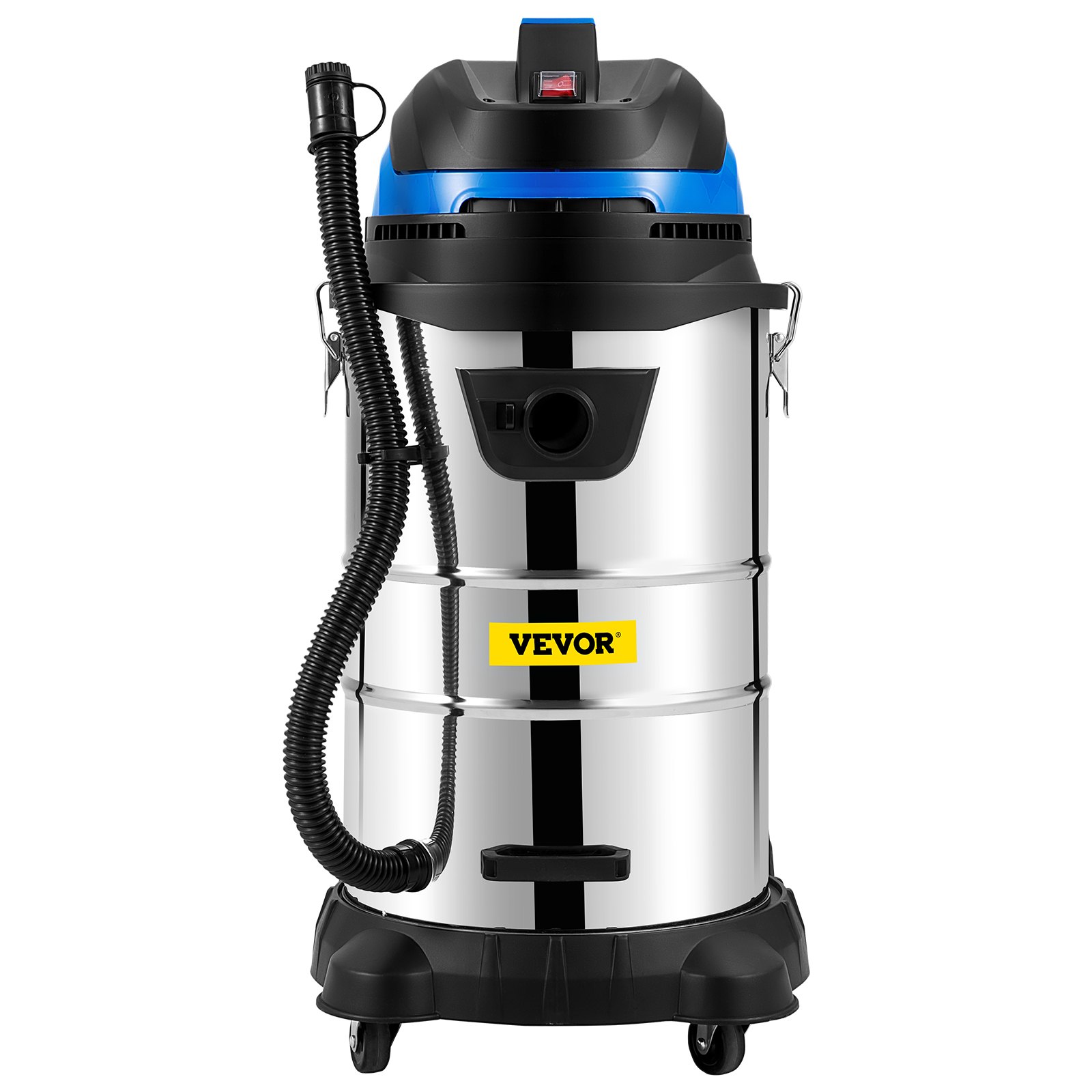 VEVOR Wet/Dry Vacuum, 13.5 Gallon Capacity, HEPA Filtration Automatic Dust Shaking, 1200 W Powerful Motor Dust Collector, Heavy-Duty Shop Vacuum with Attachments, ETL Listed