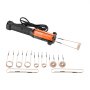 VEVOR Magnetic Induction Heater Kit, 1000w 220V Portable Hand-held Induction Heater with 10PCS Induction Coils, No-Flame Induction Heater Bolt Remover with Case, Fit for Removing Rusty Bolts & Nuts
