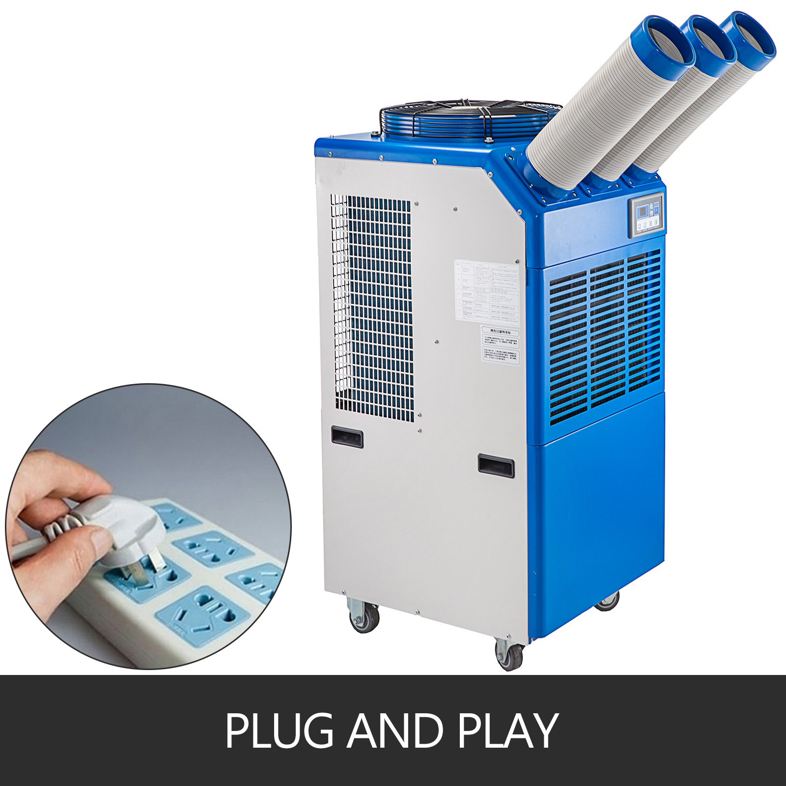 VEVOR VEOVR 6.5kw Commercial Industrial Portable Refrigerated Air Conditioner