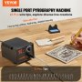 VEVOR Wood Burning Kit, 200~700°C Adjustable Temperature with Display, Wood Burner with 1 Pyrography Pen, 23 Wire Nibs, 1 Pen Holder, 4 Wood Chip, 1 Screwdriver, 1 Tweezers, 1 Craft Knife,1 Sponge