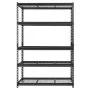 VEVOR Storage Shelves, 5-Tier 1361 kg Garage Shelving 122 x 61 x 181.3 cm, for Garage, Basement, Warehouse, Kitchen, Heavy-Duty Metal Stable Construction, Adjustable Wire Racks, with Gloves, Black