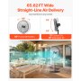 30" Industrial Pedestal Fan 3-Speed Oscillating Fan with Adjustable Height
