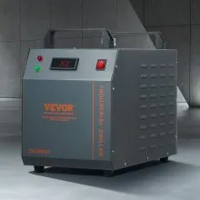VEVOR Industrial Water Chiller, CW-3000, 80W Air-Cooled Industrial Water Cooler Cooling System with 12 L Water Tank Capacity 12 L/min Maximum Flow Rate, for Laser Engraving Machine Cooling Machine