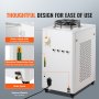 Resfriador de água industrial VEVOR CW-6000 15L 65L/min Resfriador a laser com compressor