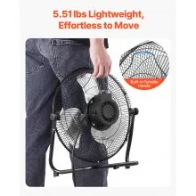 14 Inch Floor Fan 3 Speeds 360° Adjustable Tilt High-Velocity Industrial Fan