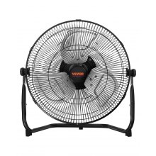 14 Inch Floor Fan 3 Speeds 360° Adjustable Tilt High-Velocity Industrial Fan