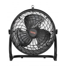 14 Inch Floor Fan 3 Speeds 360° Adjustable Tilt High-Velocity Industrial Fan