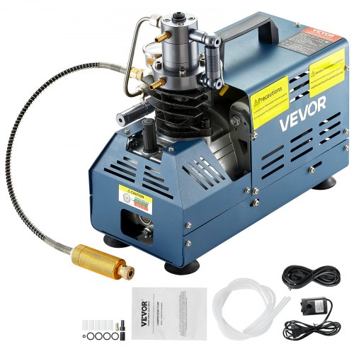 VEVOR High Pressure Compressor, 4500PSI/30MPA High Pressure Air Compressor, 1800W 220V Automatic Pressure Relief Air Rifle Compressor Suitable for Paintball Air Rifle, PCP Rifle, Diving Bottle