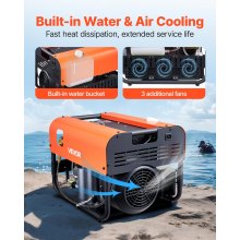 VEVOR PCP Air Compressor 4500PSI 2-Cylinder Scuba Tank Air Compressor Auto-Stop