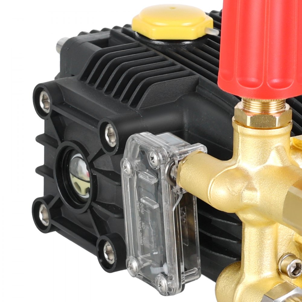 VEVOR Electric Pressure Washer Pump Kit, 1220 PSI, 2.2 GPM, Triplex Power Washer Pump with 2 HP Motor 120 V, Adjustable Water Pressure, for Washing Cars, Gardens, Exterior Walls, Deck, Machinery Equipment