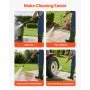 VEVOR Electric Pressure Washer Pump Kit, 1220 PSI, 2.2 GPM, Triplex Power Washer Pump with 2 HP Motor 120 V, Adjustable Water Pressure, for Washing Cars, Gardens, Exterior Walls, Deck, Machinery Equipment