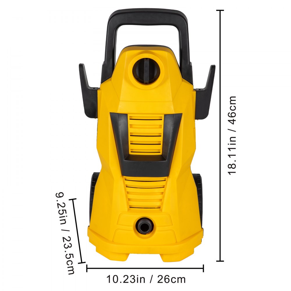 VEVOR 1520PSI 1.2GPM Electric Pressure Washer High Power Cleaner Machine Sprayer