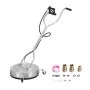 VEVOR pressure washer surface cleaner with deluxe accessories set and high-grade stainless steel handle.