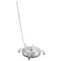 VEVOR 41.9 cm Pressure Washer Surface Cleaner with Wheels, Stainless Steel, Power Washer Attachment for Concrete, Patio, Driveway, Floor & Undercarriage, Max 4000PSI, 1/4 Quick Connector, Extended Wand
