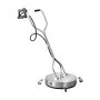 VEVOR 22" Pressure Washer Surface Cleaner, Stainless Steel Pressure Washer Attachments with 4 Wheels, 4500 Max PSI, 3/8 Quick Connector, 2 Spray Nozzles, Dual Handle, for Concrete, Patio, Sidewalk