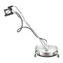 VEVOR 22" Pressure Washer Surface Cleaner, Stainless Steel Pressure Washer Attachments with 4 Wheels, 4500 Max PSI, 3/8 Quick Connector, 2 Spray Nozzles, Dual Handle, for Concrete, Patio, Sidewalk