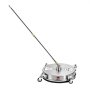 VEVOR 16.5" Pressure Washer Surface Cleaner, Stainless Steel Pressure Washer Attachments with 4 Wheels, 4000 Max PSI, 1/4 Quick Connector, 2 Spray Nozzles, 2 Extended Wands for Concrete, Patio, Deck