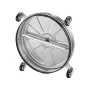 VEVOR 18" Pressure Washer Surface Cleaner, Stainless Steel Pressure Washer Attachments with 4 Wheels, 4000 Max PSI, 1/4 Quick Connector, 2 Spray Nozzles, 2 Extended Wands for Concrete, Patio, Deck