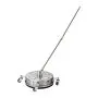 VEVOR 14" Pressure Washer Surface Cleaner, Stainless Steel Pressure Washer Attachments with 4 Wheels, 4000 Max PSI, 1/4 Quick Connector, 2 Spray Nozzles, 2 Extended Wands for Concrete, Patio, Deck