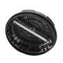 VEVOR 15" Pressure Washer Surface Cleaner, Plastic Pressure Washer Attachments with 4 Wheels, 4000 Max PSI, 1/4 Quick Connector, 2 Spray Nozzles, 2 Extended Wands for Driveway, Sidewalk, Patio, Deck