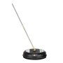 VEVOR 15" Pressure Washer Surface Cleaner, Plastic Pressure Washer Attachments with 4 Wheels, 4000 Max PSI, 1/4 Quick Connector, 2 Spray Nozzles, 2 Extended Wands for Driveway, Sidewalk, Patio, Deck