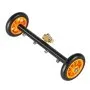 VEVOR 16" Pressure Washer Undercarriage Cleaner, Stainless Steel Surface Cleaner for Pressure Washer, 4000 Max PSI, Angle Adjustment Gear, 4 Spray Nozzles, 2 Extended Wands for Driveway, Patio, Deck