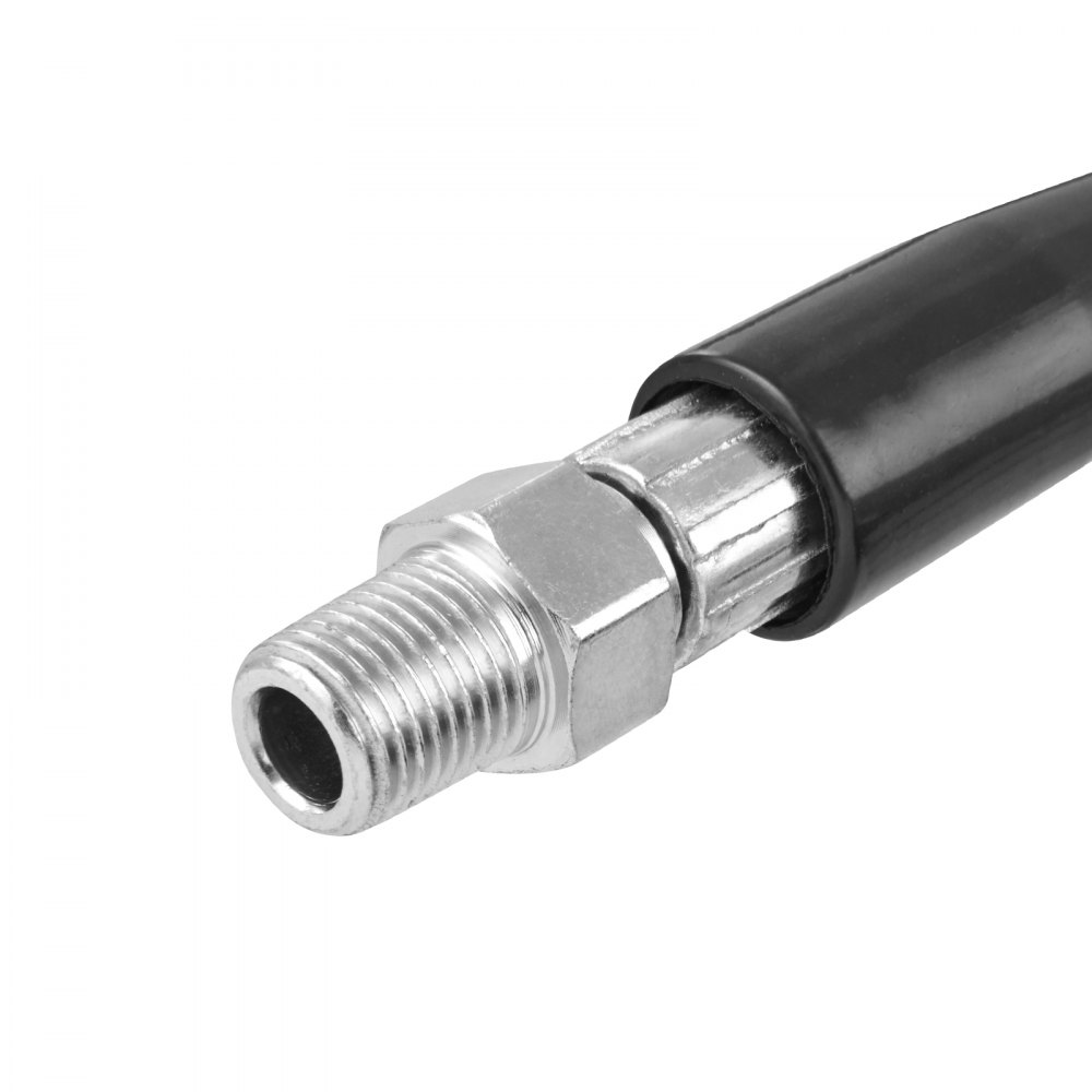 VEVOR 100FT 4200PSI High Pressure Power Washer Hose 1/4" Connect w/ Nozzle